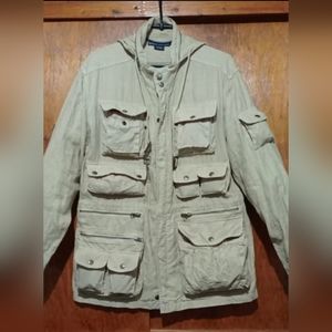 Vintage Mens Y2K Ralph lauren multi pocket utility jacket/Parker Size M